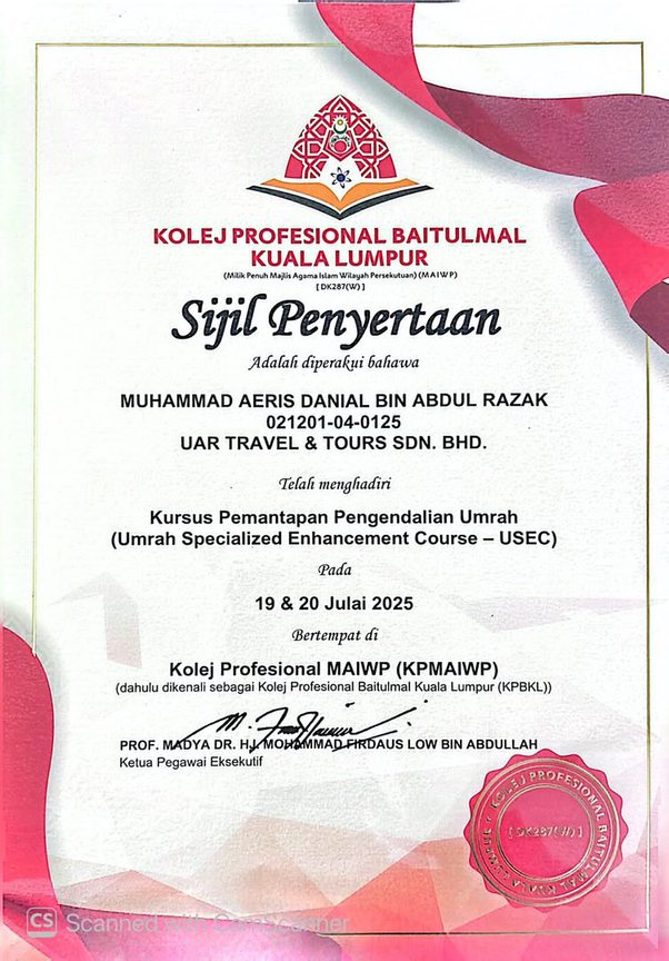 Kursus Pemantapan — Aeris Danial