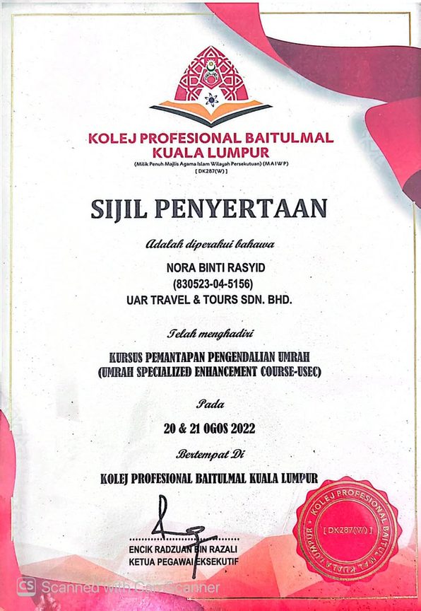 Kursus Pemantapan — Nora Rasyid